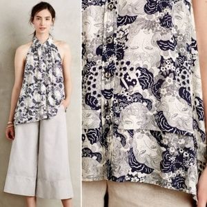 Anthropologie Maeve Face Print Tesni Tank - 0/2